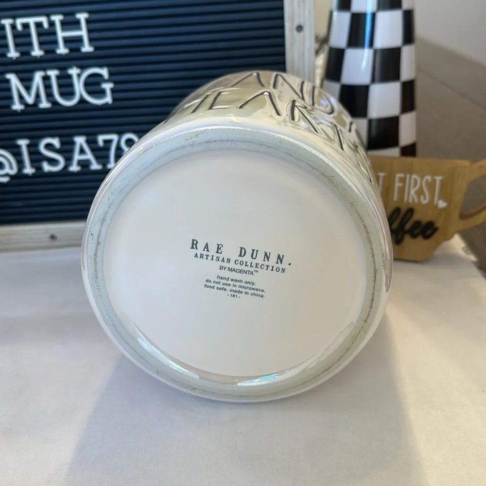 RAE DUNN CANDY HEARTS Iridescent Canister.